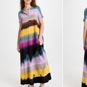 Multicolor Tie-Dye Maxi Dress